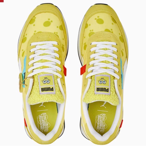 Puma Future Rider Spongebob Kids' Shoes Yellow - Picture 5 of 16
